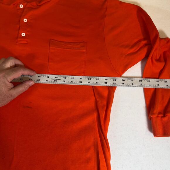 Youngville Clothing FR Henley Shirt Men's XL Safety Orange Crew Neck Flame Resis - Picture 7 of 10